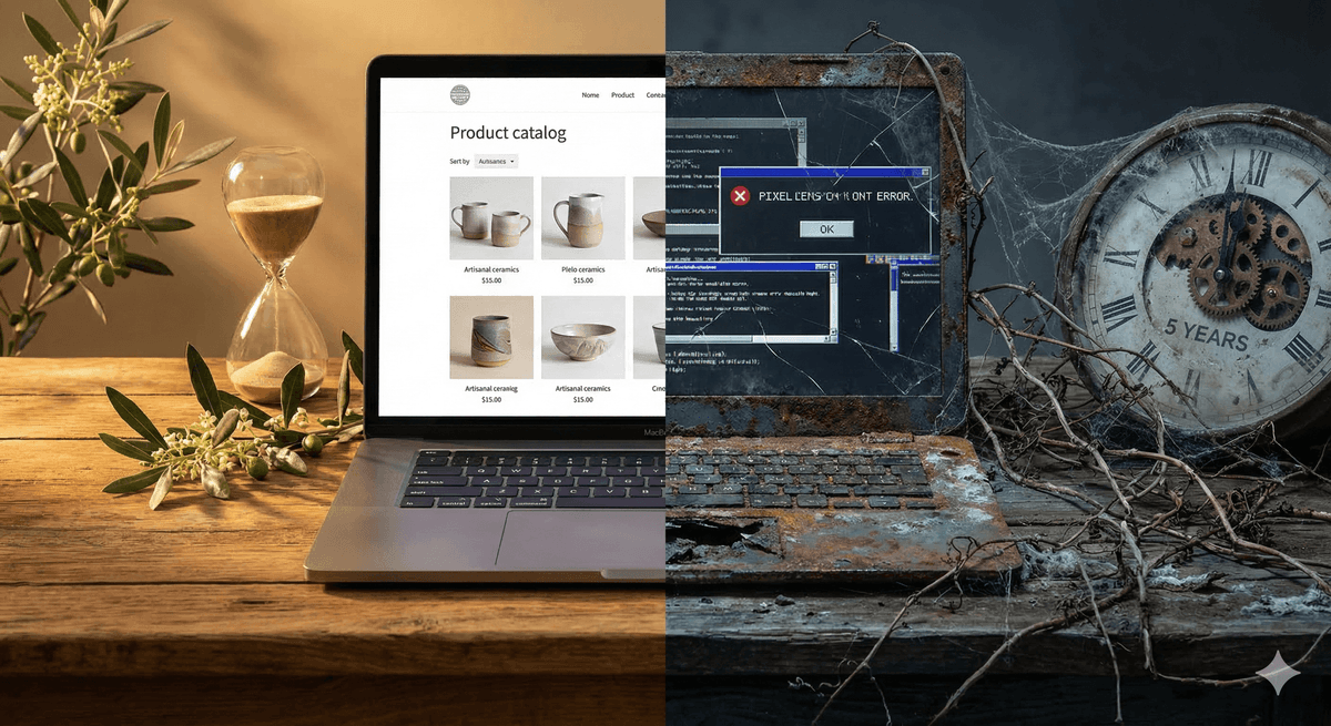 Two online product catalog projects. One delivered on time, the other never launched for five years.